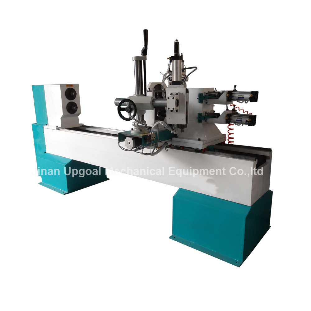 Buy cheap Turning Broaching Engraving Wood Lathe Machine with Double Axis Double Blade product