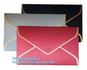 Buy cheap Custom logo private label brown kraft paper envelope,Custom made own logo design red kraft paper letter envelope bagease product