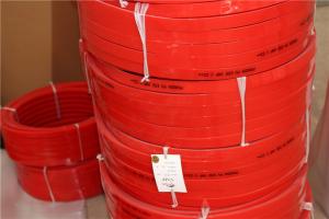 Buy cheap HighTensile And Tear Strength  Red Polyurethane V Belt  for Conveyor  Floor And Roof  Tiles Conveying product