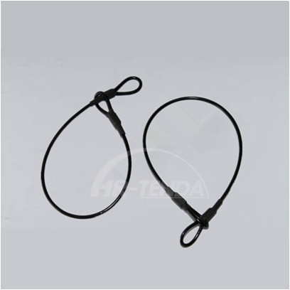 Buy cheap EAS Loop Lanyard Black Security Tag , Theft Prevention Tags Long Service Life from wholesalers