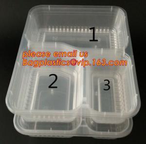 Buy cheap High-transparently Safe Square Disposable Food Custom Plastic Lunch Box,storage food container plastic lunch box with lo product