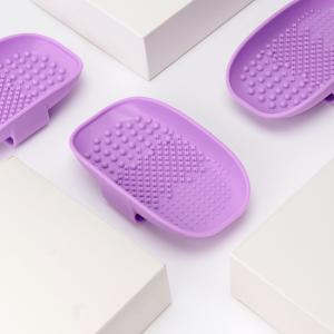 Buy cheap Purple Scrubber Makeup Brush Cleaner Pad Cosmetic Brush Cleaning Mat product