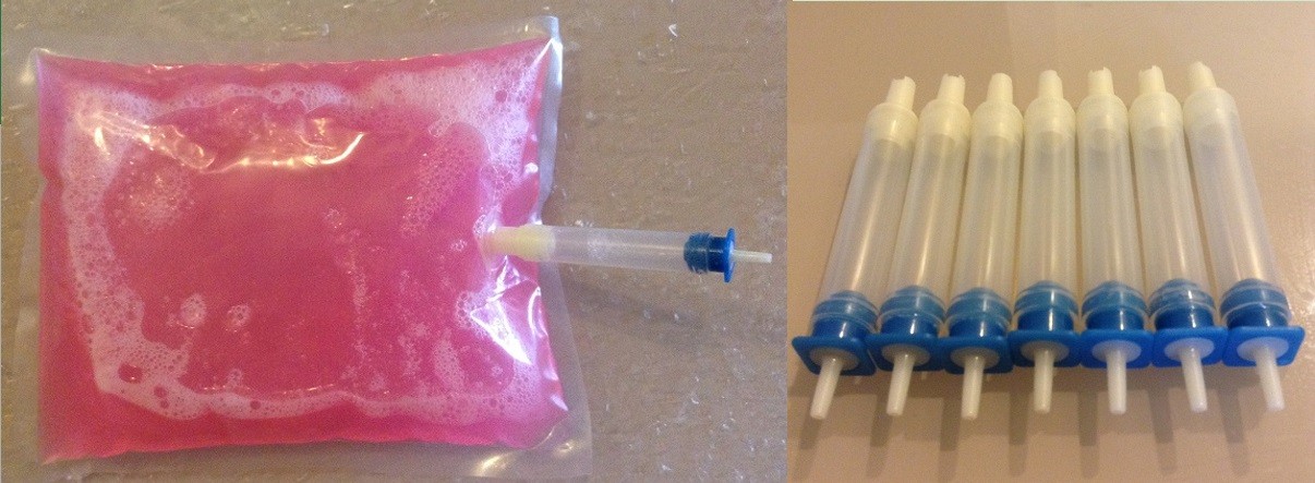 Buy cheap Disposable Soap bag and nozzle for Bag-in-Box dispenser product