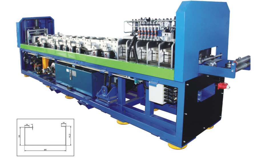 Buy cheap C140 Keel Roll Forming Machine 3.5T Light Steel Villa Construction product
