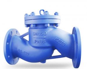 Buy cheap DIN Lift Wafer Check Valve DN150 GS-C25 EN12266.1 , Wafer Double Plate Type product