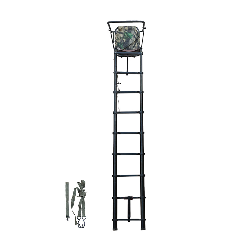 Buy cheap High Quality 8 Steps Aluminum Telescopic Ladder Hunting Tree Stand product