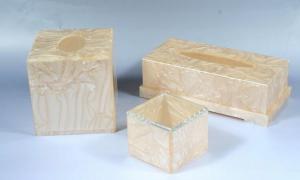 China 1xSet Acrylic Napkin Holder(Square tissue box+rectangular tissue box+Tea-leaf Case) on sale