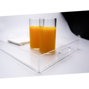 Buy cheap Clear Acrylic Tray Rectangular For Breakfast product