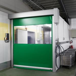 Buy cheap 6500*6000mm Automatic PVC High Speed Rolling Up Industrial Warehouse Doors product