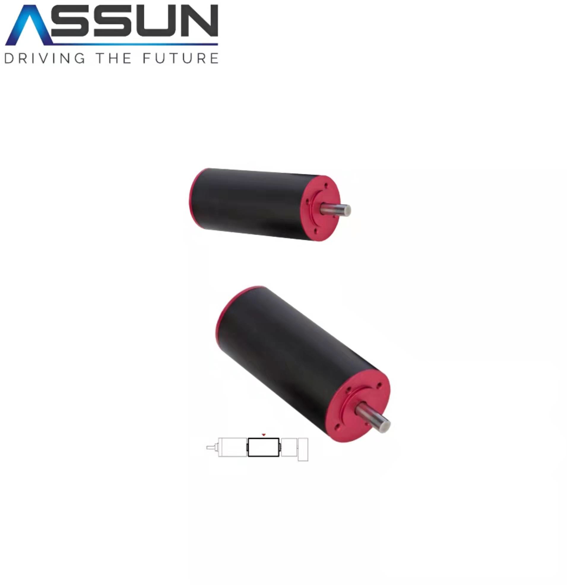 Buy cheap Assun Micro Coreless Dc Motor 12v 90 MA Loading Current 35mm Length product