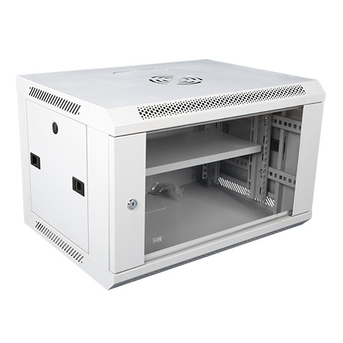 Buy cheap Wall Mount Locking Server Small Network Cabinet Mobile Server Rack In White product
