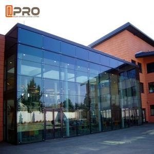 Buy cheap Construction Customized Aluminium Curtain Wall Tempered Laminated Insulated Glass product