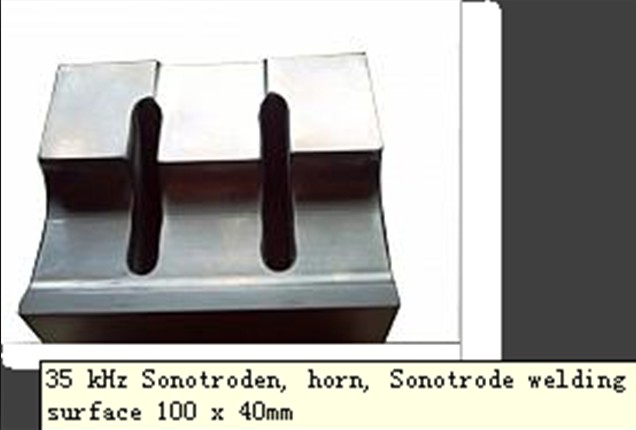 Buy cheap 35khz sonotroden horn sonotrode welding surface 100x40mm from wholesalers