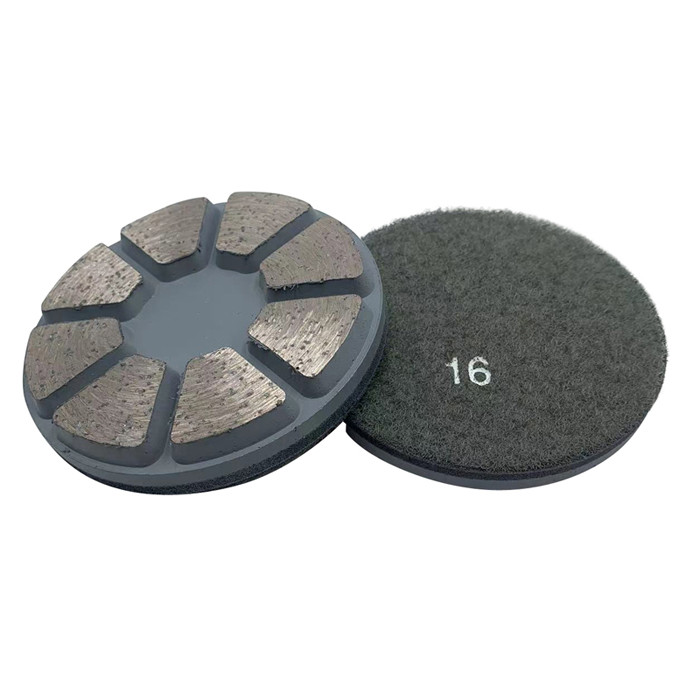 Buy cheap Wet Use Velcro Backed Sintered Diamond Metal Grinding Pucks For Concrete Polishing product