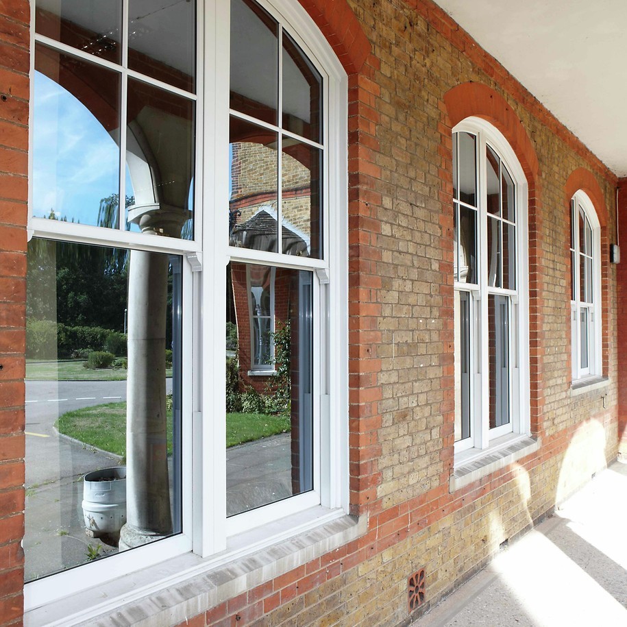 Buy cheap Double Or Single Glazing Hung Aluminum Sash Windows / Vertical Opening Windows product