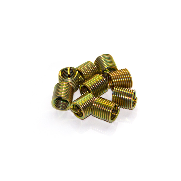 China M5 10-32 Wire Threaded Inserts Silver Cadmium Coated on sale