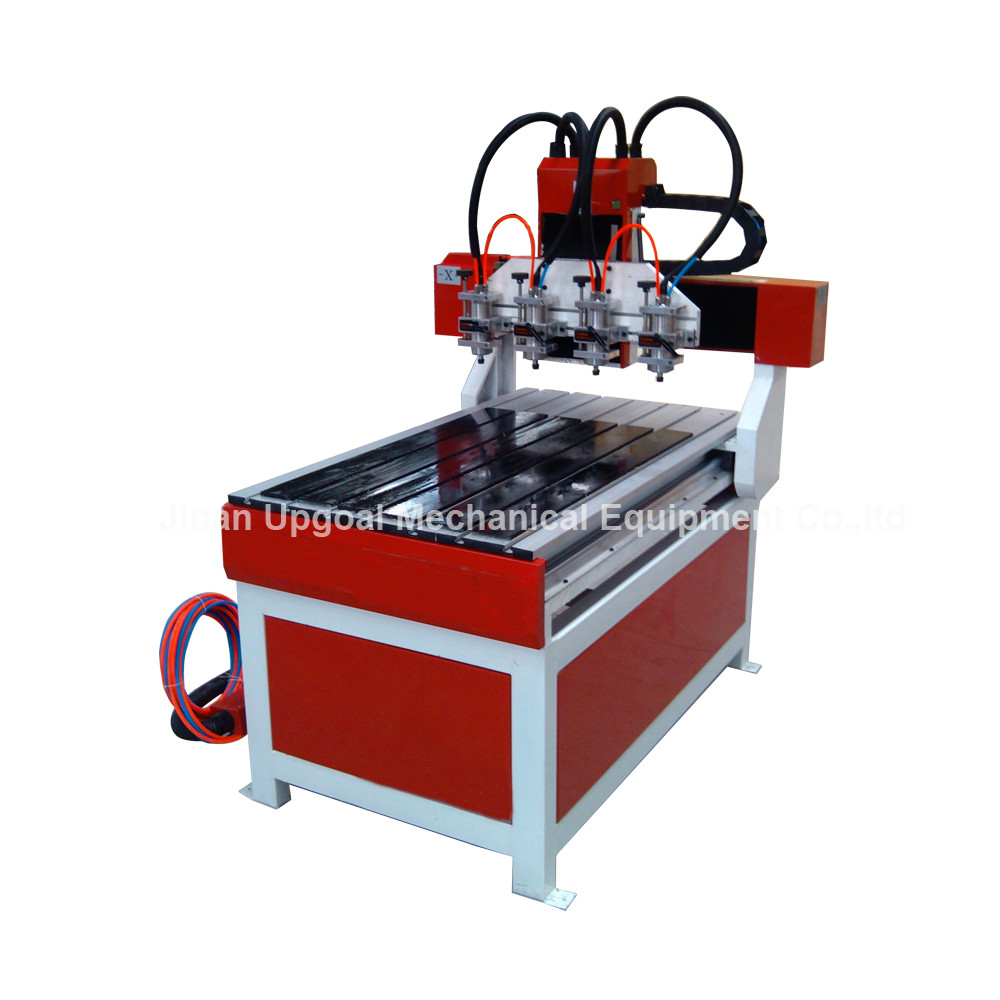 Buy cheap Small 4 Spindles 600*900mm Wood CNC Carving Machine product