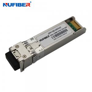 Buy cheap 10km 10gbe Sfp+ Transceiver Module Single Mode Duplex LC Connector product