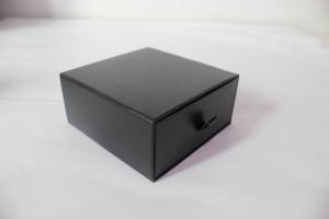 Buy cheap ODM Custom Black Drawer Gift Box CMYK Printed Kraft Paper SGS product