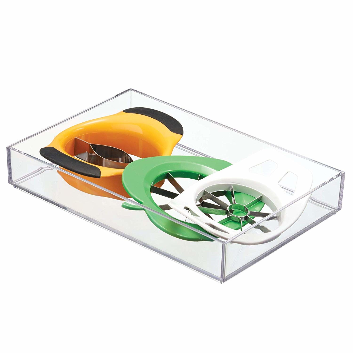 Buy cheap Stackable Acrylic Organiser Tray 8"X12"X2" Vanity Bathroom Storage product