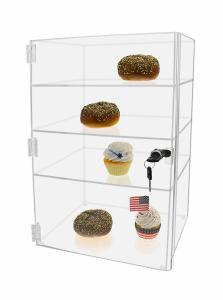 Buy cheap Transparent Lockable Acrylic Cupcake Display Case 2mm 3mm Thickness product