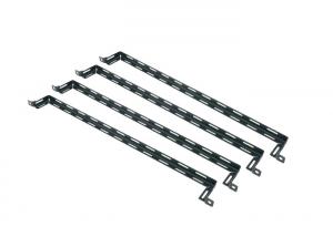 Buy cheap L Shaped Patch Rack Cable Management , Cable Lacer Bar Cable Tidy Brush Panel With Angled 4 " Offset product