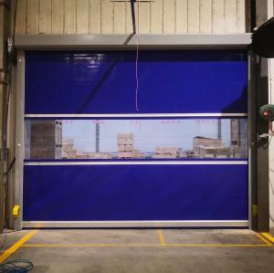 Buy cheap 2m/S Opening Rolling PVC Fast Action Rapid Rise Industrial Sectional Doors For Interior product