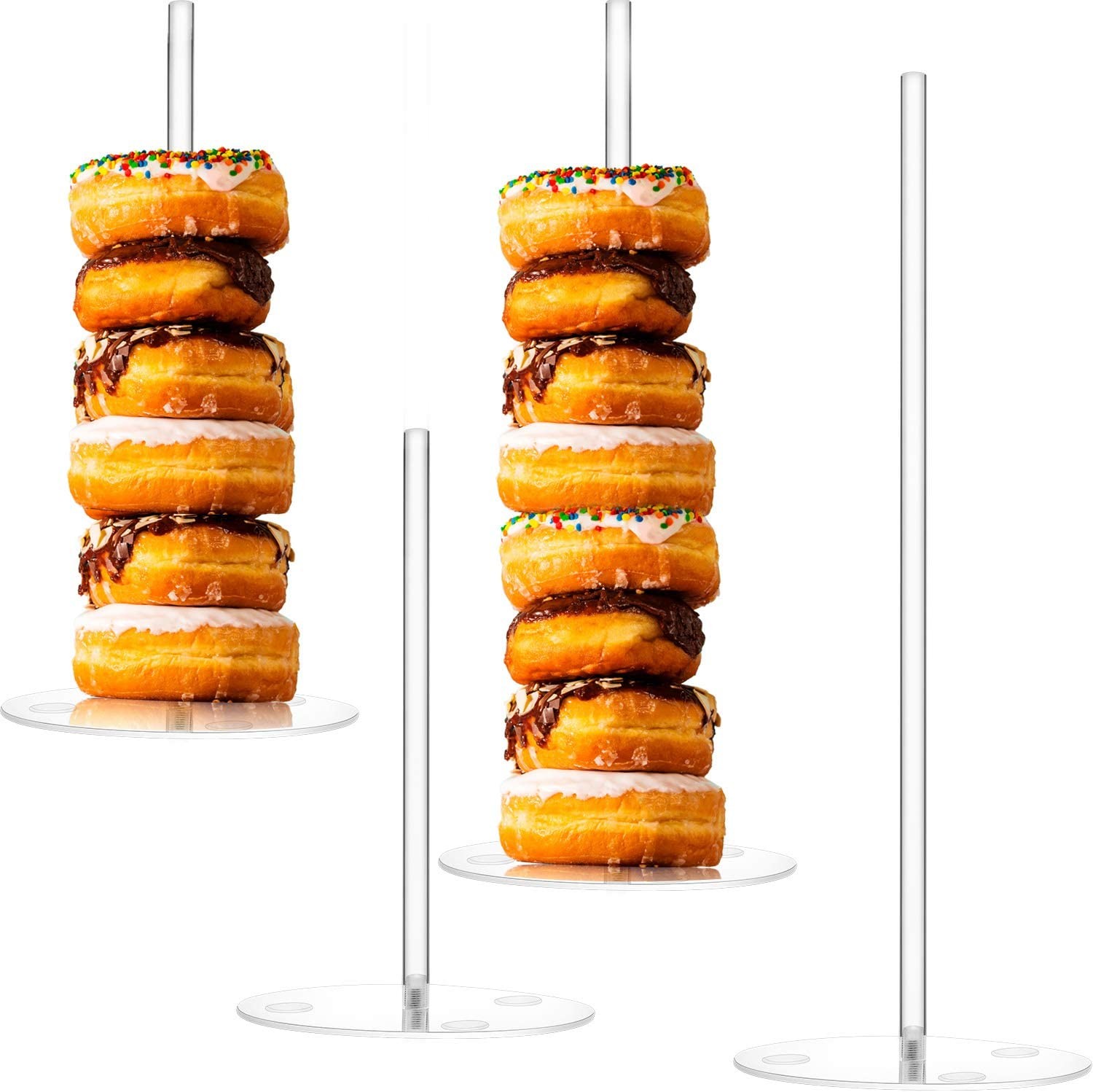 Buy cheap Customizable Acrylic Donut Stand Laser Cutting For Bridal Shower Event product