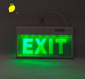 Buy cheap Reliable Recessed Emergency Exit Light , Ceiling Mounted Exit Sign product