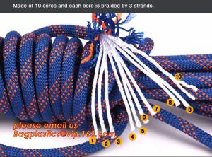 Buy cheap personal protective escape rope polyester rope, high strength fire escape safety climbing rope product