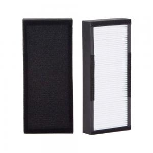China Black Cartridge HEPA Pure Air Filter Panels Fiberglass Pleat Pack on sale