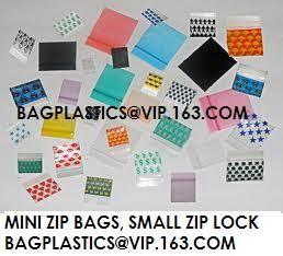 Buy cheap 2 mil 2"x 3" 1.5x1.5 1x1 reclosable small bags plastic mini k bag zipper bag, mini apple bags, mini bags, super sm product