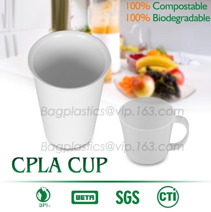 Buy cheap Blister molding biodegradable durable using coffe cup, cpla cup of blister molding, corn starch tea cup product