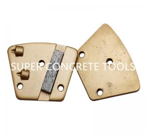 Buy cheap 2 PCDs Trapezoid Coating Removal Plate With Support Diamond Bar For Floor Preparation product