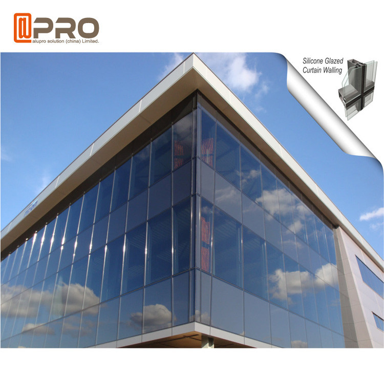 Buy cheap Heat Insulation Thermal Break Aluminum Curtain Wall Double Glazed product