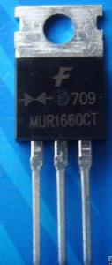 Buy cheap High Voltage Capability to 600V MUR1660CT ON IC Electronic Components TO - 220 Package product