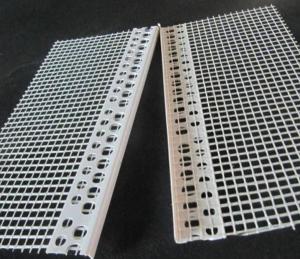 Buy cheap White color PVC corner bead with high quality fiberglass net used for wall corner product
