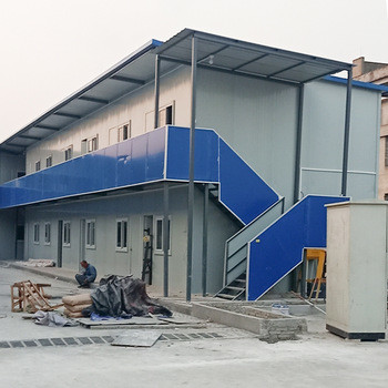 Buy cheap Living Quarters Prefabricated Steel House / Prefab Metal Building Homes product