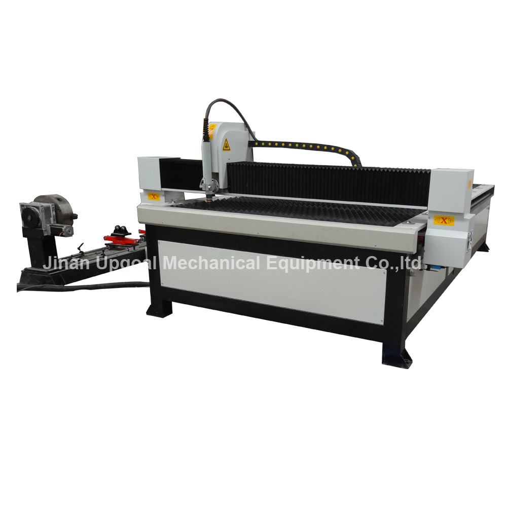 Buy cheap Steel Tube Steel Plate CNC Plasma Cutting Machine with Rotary Axis 125A product