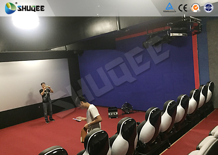 Buy cheap Shooting Game 7d Cinema Theater With Large Screen And Dynamic Seat Control System product