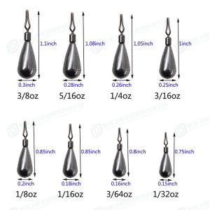 Buy cheap Tungsten Tear Drop Shot fishing weight lure weight 1/8oz, 3/16oz, 1/4oz, 5/16oz, 3/8oz,1/2oz product