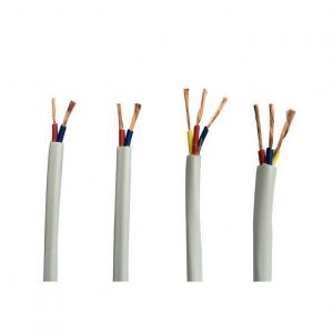 Buy cheap 300/500V copper conductor 2 Core 4 mm2 PVC insulated pvc sheathed RVV electrical flexible power cables product