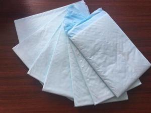 China Soft Feeling Diaper Incontinence Pad Fluff Pulp Material PE Backsheet on sale