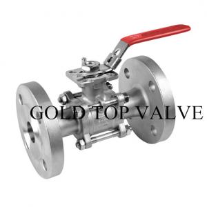 Buy cheap JIS 10k Flange 2PC Stainless Steel Floating Ball Valve product