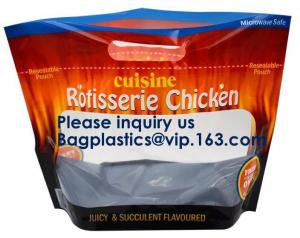 Buy cheap Chicken Plastic Packaging Pouch Bag,Custom Printed Rotisserie Chicken Bags Roast Chicken Packaging Bag, Bagease, Bagplas product
