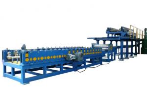 Buy cheap 25T Sandwich Panel Roll Forming Machine 50Hz 300 H Steel Frame product