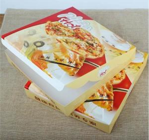 Buy cheap corrugated carton paper packaging pizza box,cheap wholesale custom logo printed pizza box,Environmental customized 16 in product