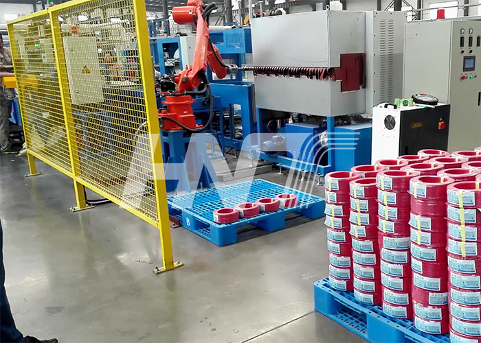 China HNT Wire Coiling Machine 15mm Wide Tape Shrink Wrap Equipment on sale