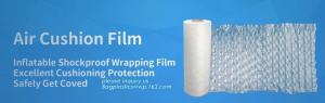 Buy cheap Air cushion film, protective air pillow bag, wine bottle air column packaging bag, bubble cushion wrap, bagplastics, pac product