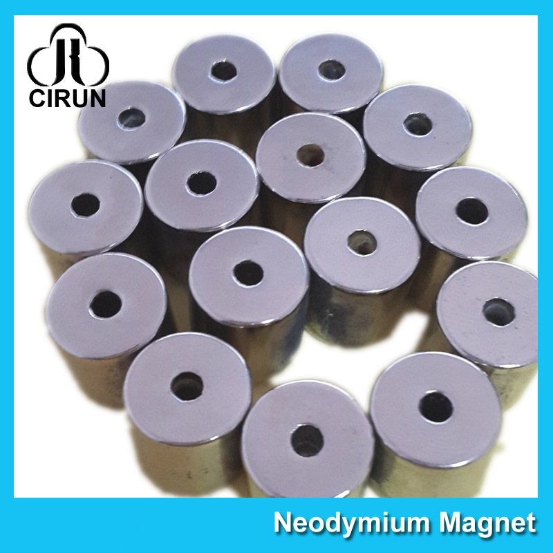 Bright Silver N52 Neodymium Disc Magnets , Strong Sintered NdFeB Magnet